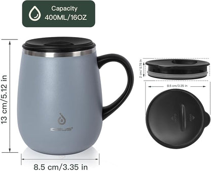 Ideus 16 oz Insulated Coffee Mug - Image 4