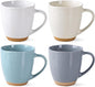 AmorArc 12oz Coffee Mugs, Ceramic Coffee Mugs set of 4 by AmorArc