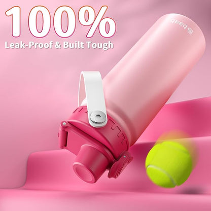 baab 18oz Kids Insulated Water Bottle 18/8 Stainless Steel Kids Cup 1 Pack | - Image 5