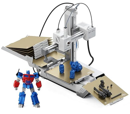 Chitu Systems PlateCycler C1M for Bambu Lab A1 Mini, Automatic Build Plate Changer, Includes 4 Hook Textured PEI Plates, Non-Stop Batch Printing System, Secure & Hands-Free