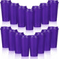 Domensi 15 Pack Reusable Plastic Coffee Cups by Domensi