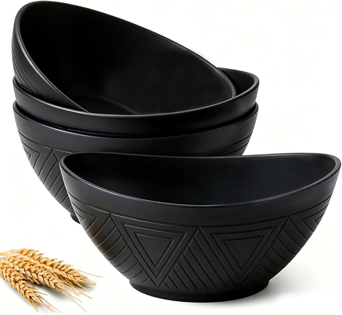 9.6 inch Serving Bowls, Large Serving Dishes by HOMIENLY