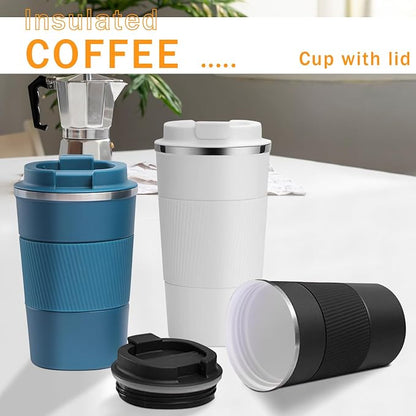 Insulated Travel Coffee Mug, Stainless Steel Coffee Cup - Image 6