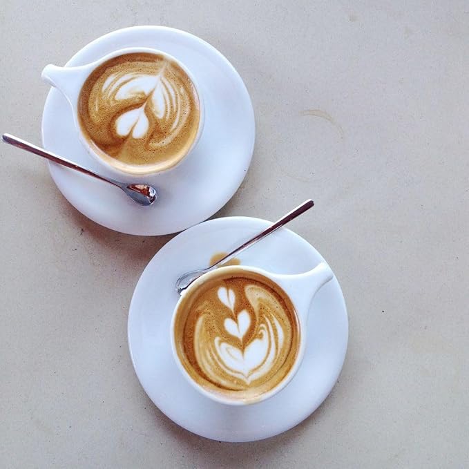notNeutral Lino Porcelain Cup & Saucer Double Cappuccino 6 oz - Image 4