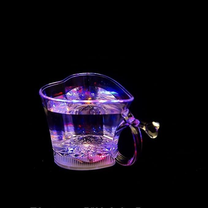 Flash Light Up Cups Glowing LED Beer Wine Whisky Liquor Crystal Glasses Tumbler by Unknown