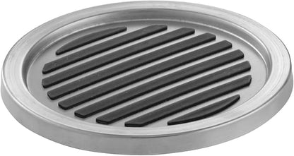 iDesign Forma Brushed Stainless Steel Drink Coasters by iDesign