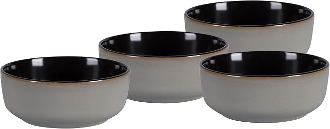 Euro-Nordic Stoneware 20pc Dinnerware Set, Reactive Glaze - Image 6