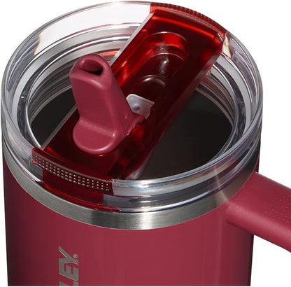 STANLEY Quencher ProTour Flipstraw Tumbler, 40 oz, Cranberry | Built-In Straw & - Image 2