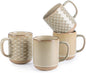 GBhome Coffee Mugs Set of 4, 12 oz Coffee Cups by GBhome