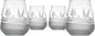 Rolf Glass Regatta Stemless Wine Tumbler 15.75 ounce | Proudly Made in the USA | Set of 4 Nautical Stemless Wine Glasses | Lead-Free Glass | Etched Tumbler Glasses