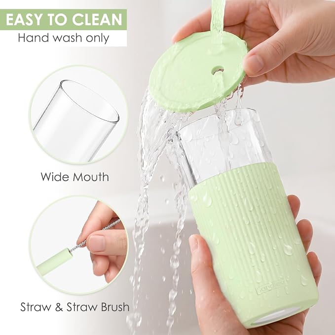 SANDJEST Glass Water Bottle - Image 3