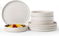 Famiware Star Stoneware Dinnerware Set, 8-Piece Dishes by Famiware