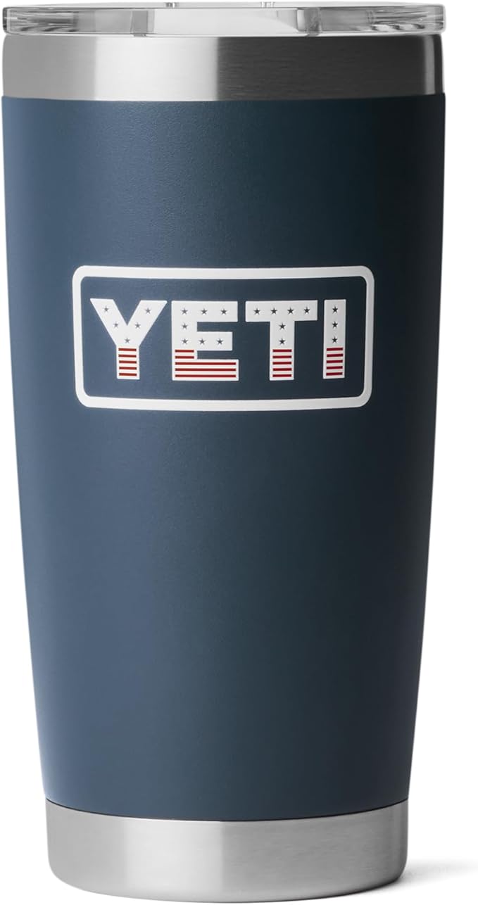 YETI Rambler 20 oz Stainless Steel Vacuum Insulated Tumbler w/MagSlider Lid by YETI