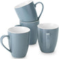 BTaT- Porcelain Coffee Mugs Set, 16 Ounces, 4 Pack, Restaurant Cups by BrewToATea
