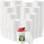 Fulmoon 100 Pack Paper Soup Containers by Fulmoon