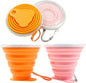 Litoexpe 2 Pack Silica gel Collapsible Travel Cup 270ml, Portable Folding by PRATICALPRODUCTS