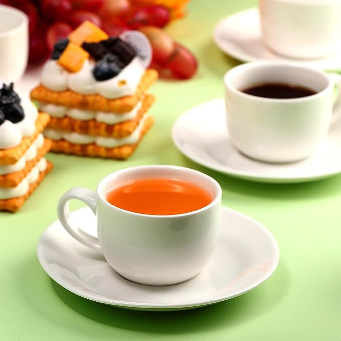 Maxdot 12 Set 2.7 OZ Porcelain Espresso Cups - Image 4