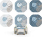 UMIRRO Absorbent Ceramic Stone Coasters Set of 6 by Umirro