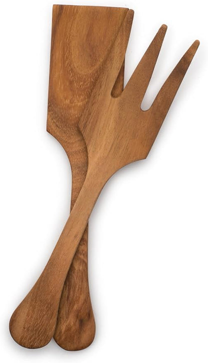 Ironwood Gourmet Extra Large Salad Utensil Set, 2.75 x 2.75 x 13 inches - Image 3