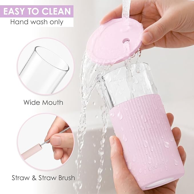 SANDJEST Glass Water Bottle - Image 3