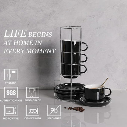 Sweejar Porcelain Cappuccino Cups - Image 2