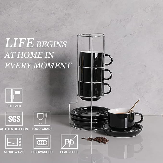 Sweejar Ceramic Espresso Cups - Image 2