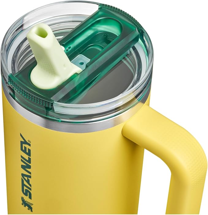 STANLEY Quencher ProTour Flipstraw Tumbler, 30 oz, Daffodil Emerald | Built-In - Image 2