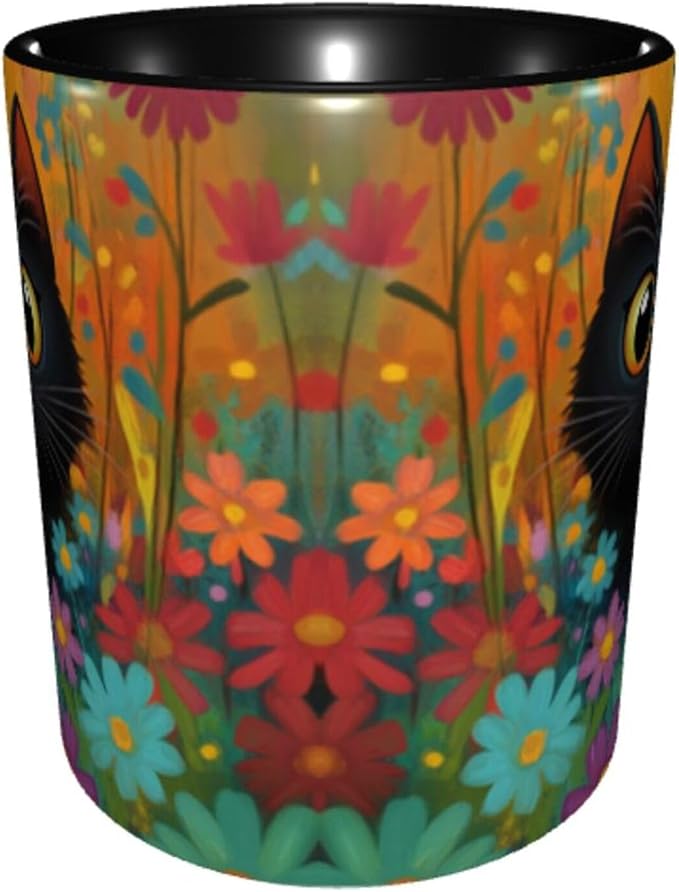 FyLybois Cat Coffee Mug 11 Ounce Mugs Ceramic Tea Cup Drinking Water Cups | - Image 2
