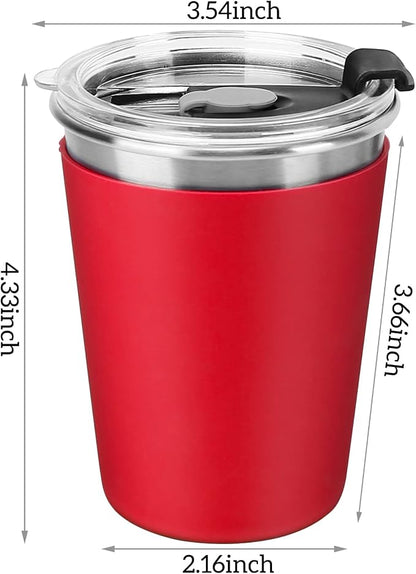 ShineMe Kids Stainless Steel Cups, 12oz Kids Metal Drinking Glasses - Image 2