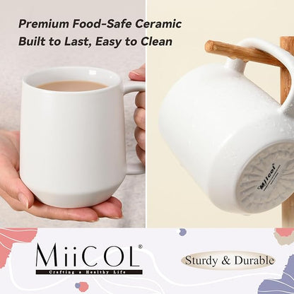 Miicol 16 oz Large Ceramic Coffee Mug, Mulled Drinks Cup, Gift - Image 6