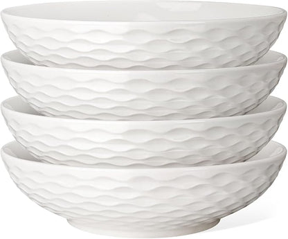 Pasta Bowls 32oz, Ceramic Large Salad Bowls Set Serving Bowl of 4 by Artena