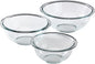 Pyrex Essentials Glass Mixing Bowls Set by Pyrex