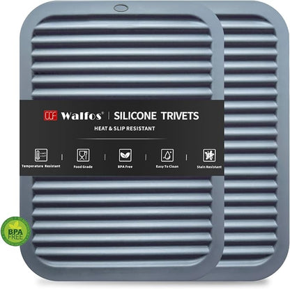Walfos Silicone Trivets for Hot Pots and Pans by Walfos