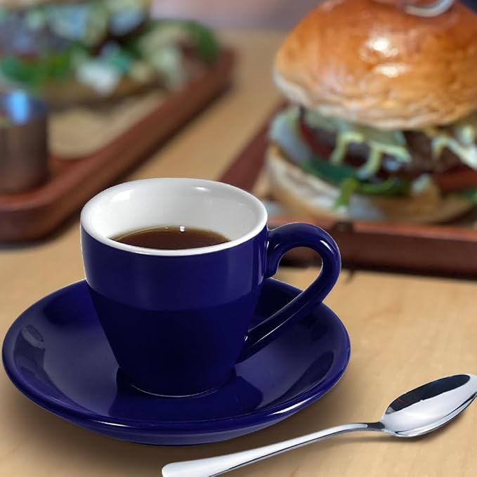 homEdge Porcelain Espresso Shot Cup Set - 80 ml / 2.67 oz - Image 4