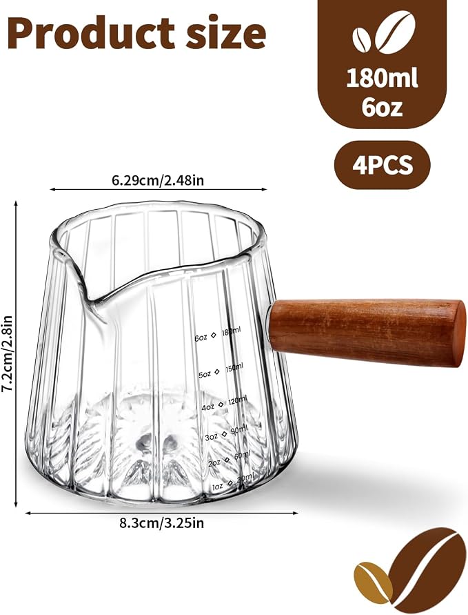 4 PCS 6 Oz Espresso Shot Cups - Image 2