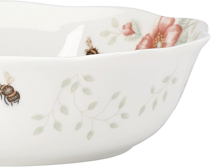 Lenox Butterfly Meadow Porcelain 4-Piece Soup Bowl Set - Image 3