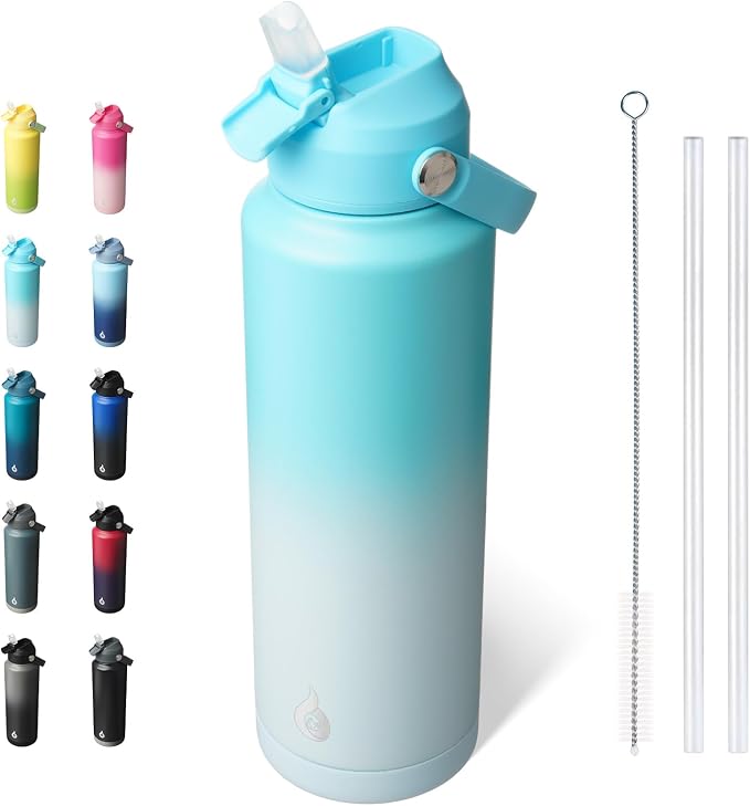 BJPKPK 40oz Insulated Water Bottle, Stainless Steel Bottle by BJPKPK
