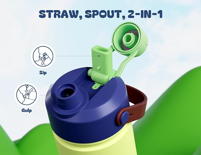 12 oz Kids Insulated Water Bottle - Image 4