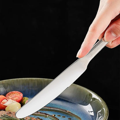 Stainless steel butter knife, dinner knife, suitable - Image 4