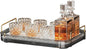 Seoneiro Whiskey Tray, Glass Cup Rack, Mug Holder, Coffee Cup Organizer, Bathroom Countertop with Drain Board Wine Glass Decorative Organizer, Food Tray, Kitchen Spice Rack