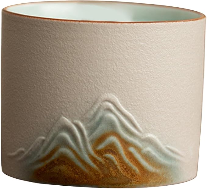 2X Ceramic Tea Cup Traditional Chinese Tea Cup Mug Tumbler Espresso Cup - Image 7