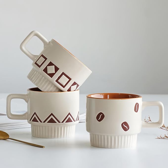 Stackable Coffee Mug Sets of 4 - Image 8