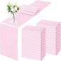 Horbaunal 12 Pack Light Pink Satin Table Runner 12 x 108 Inch | Smooth Table by Horbaunal