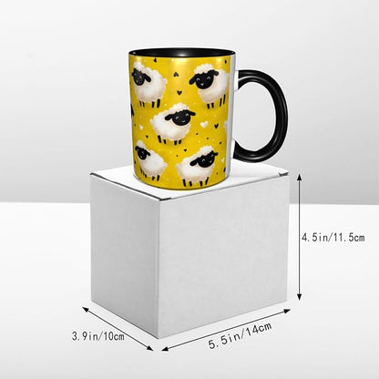 Yrebyou Sheep Coffee Mug 11oz Ceramic Cup - Image 5