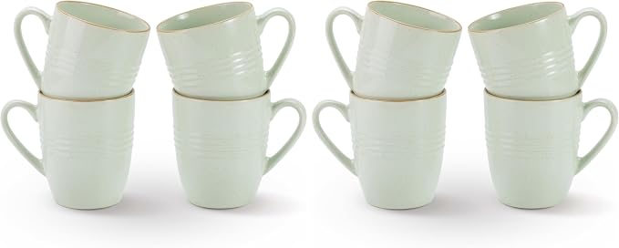 famiware Jupiter Coffee Mugs Set of 4, 14 OZ Coffee Mug, Microwave and by Famiware