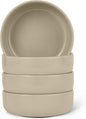 Amazon Basics Glazed Stoneware Bowls, 4-Piece Set, Microwave and Dishwasher-Safe by AmazonBasics