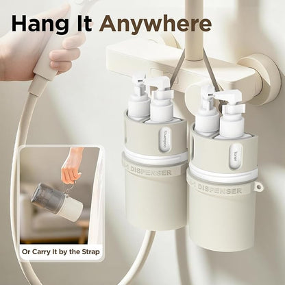 4 in 1 Travel Dispenser Bottle, Travel Toiletry Bottles - Image 3