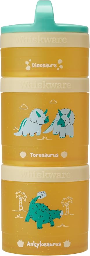 Whiskware Dinosaur Stackable Snack Containers by Whiskware