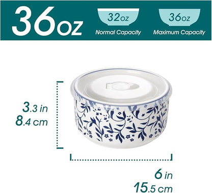 vancasso 36 Oz Ceramic Serving Bowls - Image 2