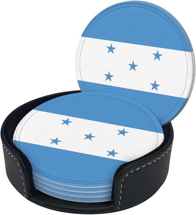 Honduras Flag Coasters for Drinks - Image 2